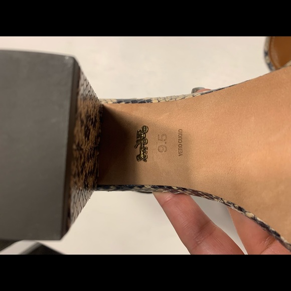 Coach Maya Snakeskin block heels - Picture 7 of 12